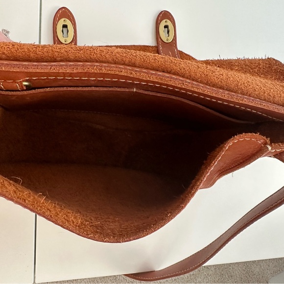 Brown Leather Fossil purse- Saddlebag style - Picture 3 of 8